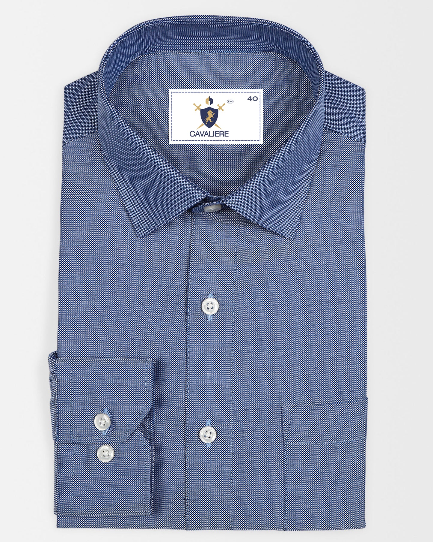 Classic Fit Textured Formal Shirt